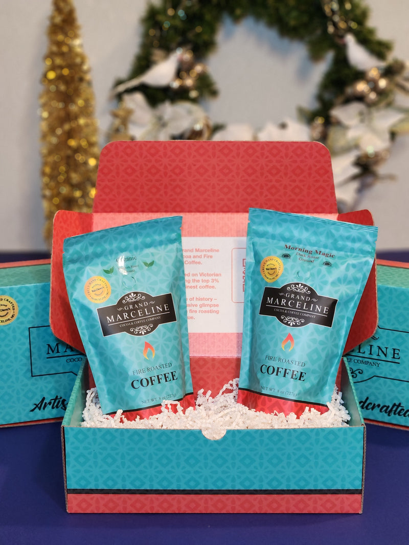 Deluxe Blue Box - 2 Specialty Coffees